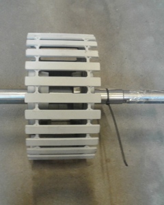 Shaft w/wheel E130 top (SK2282) M&M